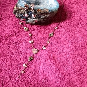 Vintage 1995 "Y" Necklace and Earrings